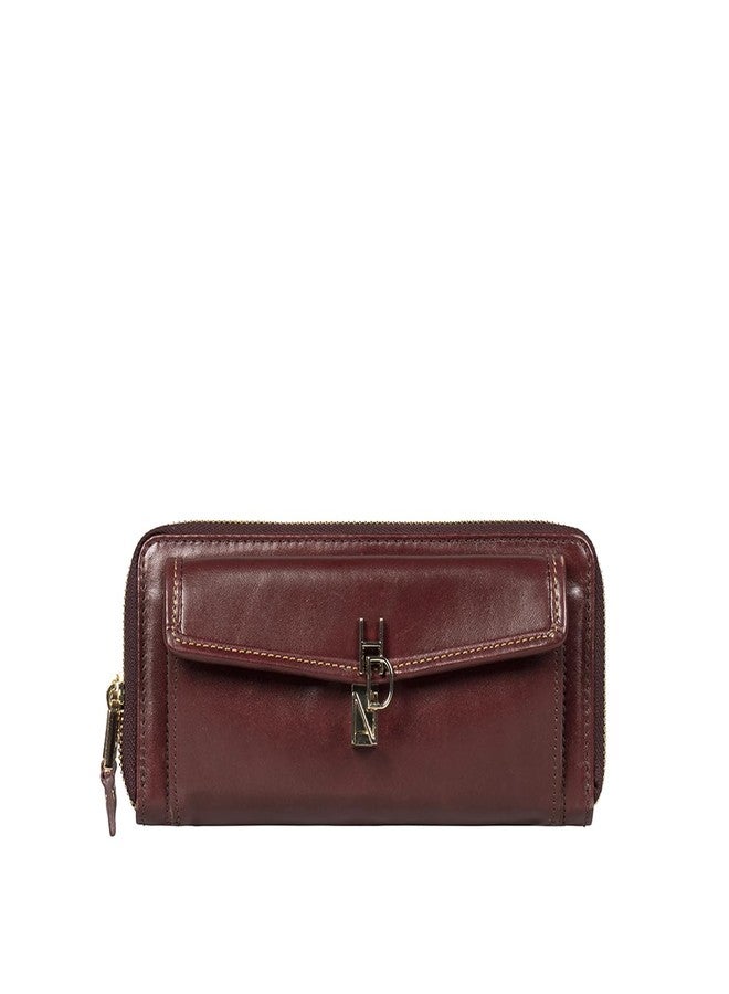 Hidesign STERLING W1 Genuine Leather Women's Maroon Clutch - Image 1
